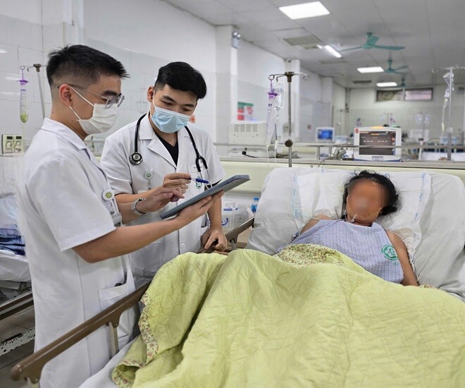 Người phụ nữ đã qua cơn nguy kịch sau khi bị sét đánh. 