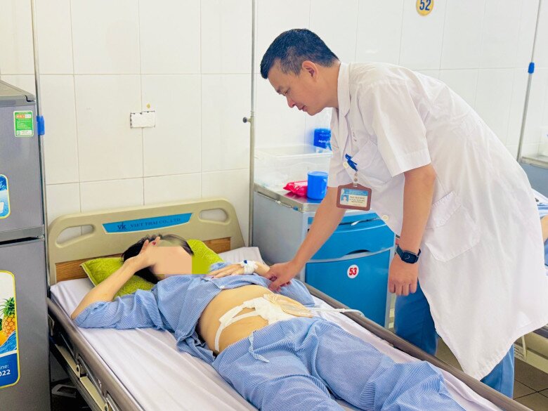 Nữ bệnh nhân đã được điều trị ổn định, đang tiếp tục được theo dõi tại bệnh viện. Ảnh: BVCC.