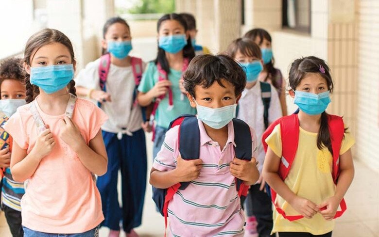 Thời điểm đầu năm học trùng thời gian giao mùa, trẻ tập trung đông nên tăng nguy cơ lây lan dịch bệnh. Ảnh minh họa. 