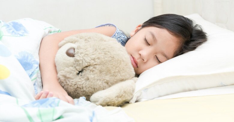 Khi được ngủ đủ và sâu giấc trẻ sẽ phát triển và tạo hàng rào miễn dịch bảo vệ cơ thể rất tốt. Ảnh minh họa. 