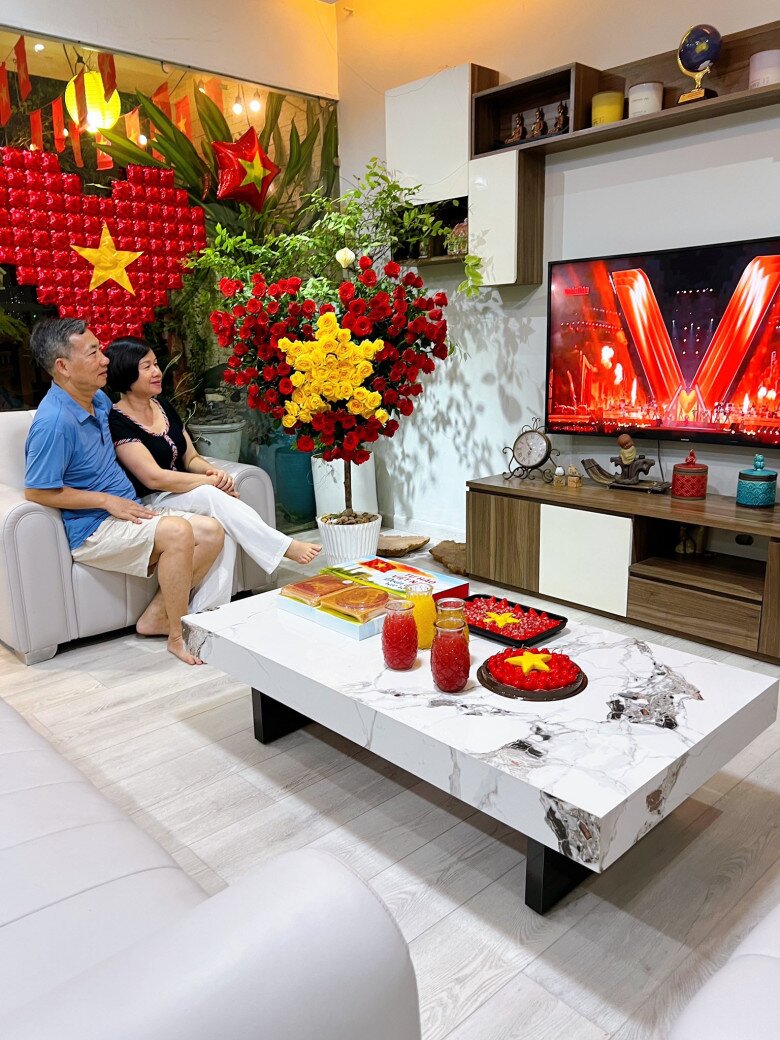 Góc nhà rực rỡ của Lan Phương.