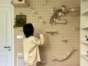 Nhà đẹp - Học hàng xóm lắp 8 tấm bảng lỗ trong nhà, không ngờ khả năng lưu trữ gấp đôi, thẩm mỹ cũng tăng vọt