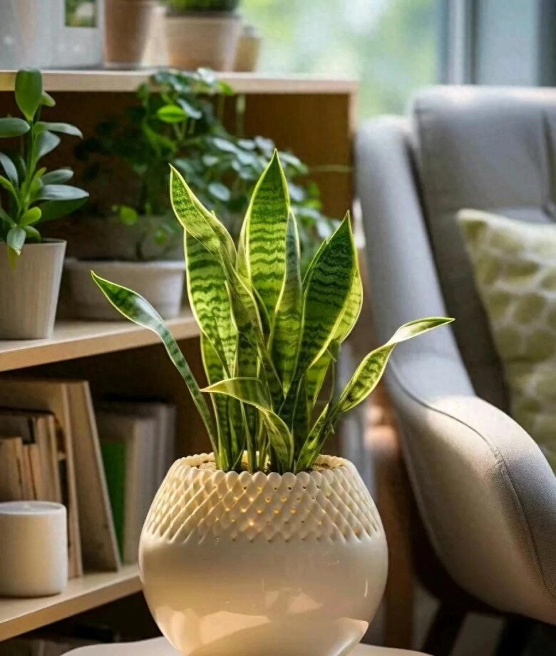 Tháng 7 chăm cây lưỡi hổ theo quy tắc amp;#34;3 nhiều 2 ítamp;#34;, không cần bón phân chồi con cũng chen chúc kín chậu - 2