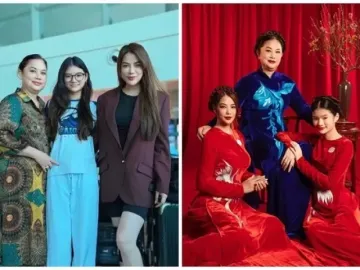 Trương Ngọc Ánh khoe mẹ ruột và con gái có chiều cao nổi bật