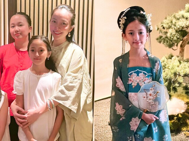 Con gái Linh Nga đi trại hè Trung Quốc cùng hai con Hà Kiều Anh