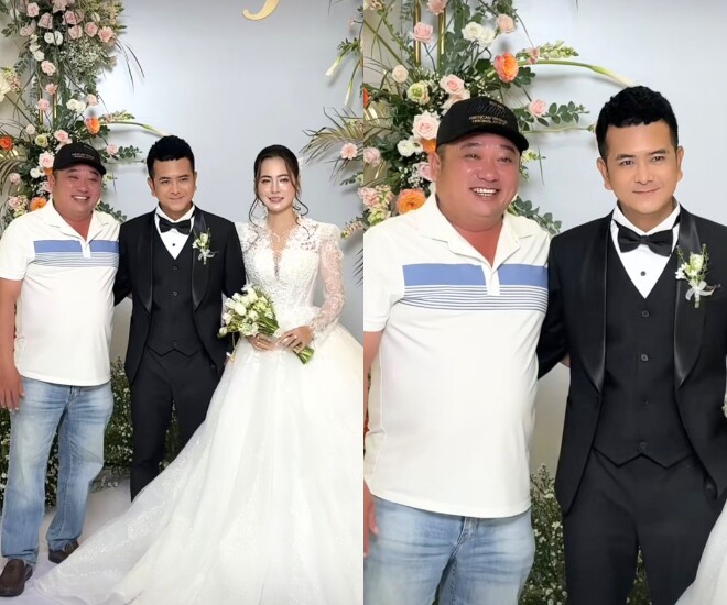 Cò Phùng Ngọc đến chúc mừng bé An.