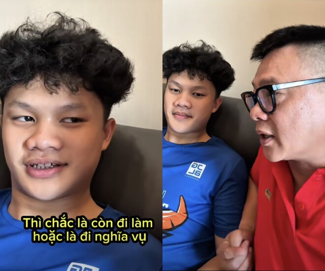 Con trai Quang Minh thẳng thắn bày tỏ về phương án đi nghĩa vụ nếu rớt toàn bộ nguyện vọng vào đại học.