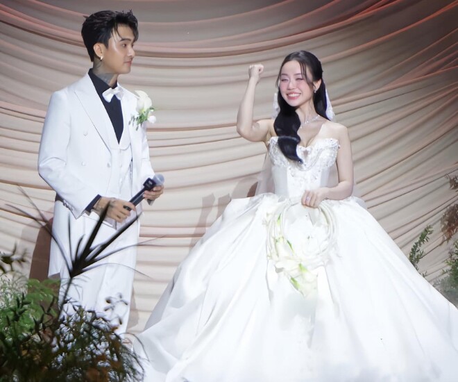 Cindy Lư và Đạt G chính thức nên duyên vợ chồng.
