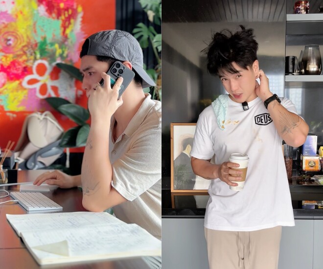 Chồng trẻ của Ngô Thanh Vân đầu bù tóc rối sau khi đón tiểu công chúa, chăm con vẫn bận kiếm tiền mua tã 3 Bận chăm ái nữ, Huy Trần vẫn tất bật làm việc để kiếm tiền mua tã.