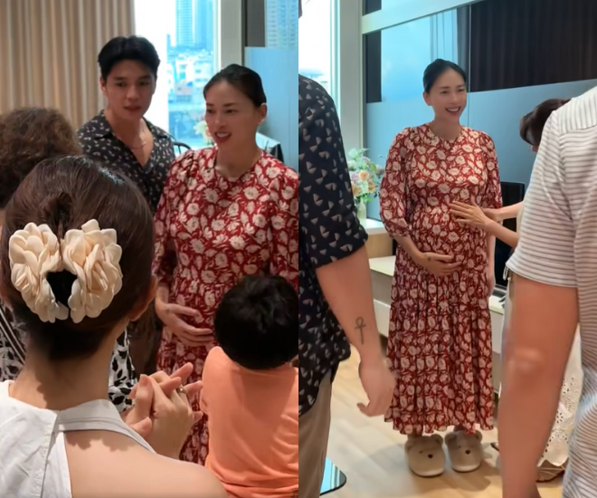 Đã sinh con nhưng Ngô Thanh Vân vẫn giả vờ đang mang bầu để tạo bất ngờ.