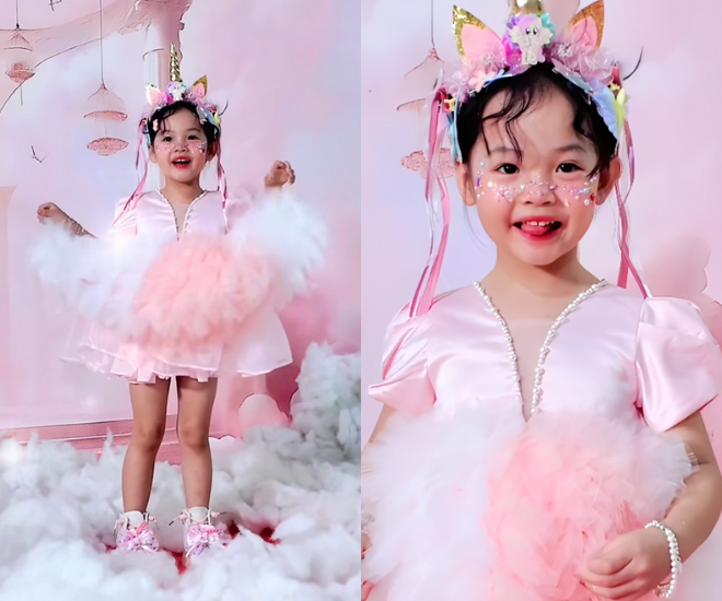Ái nữ Đàm Thu Trang đón sinh nhật tròn 5 tuổi.