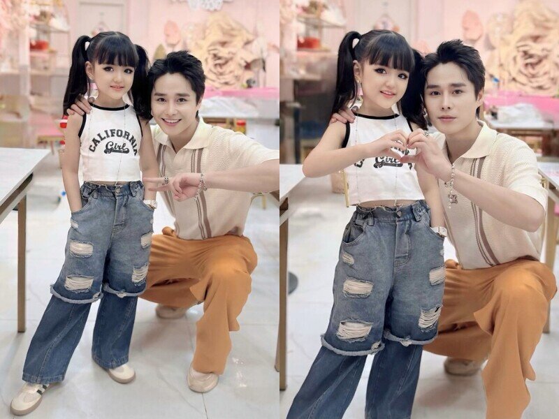 Cherry An Nhiên được ca sĩ Tăng Duy Tân giới thiệu là con gái.