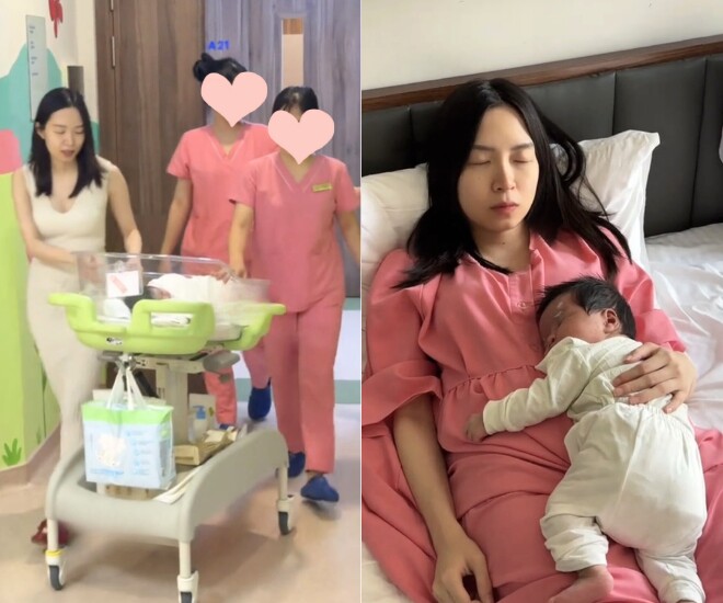 Bảo Linh - con gái Xuân Hinh thuê dịch vụ ở cữ.