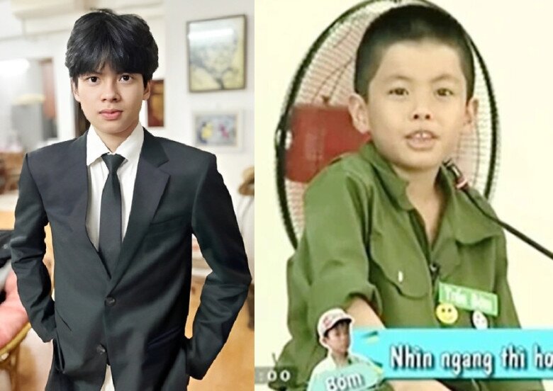 Trần Bờm ngày càng điển trai, khác xa hình ảnh ngày bé.