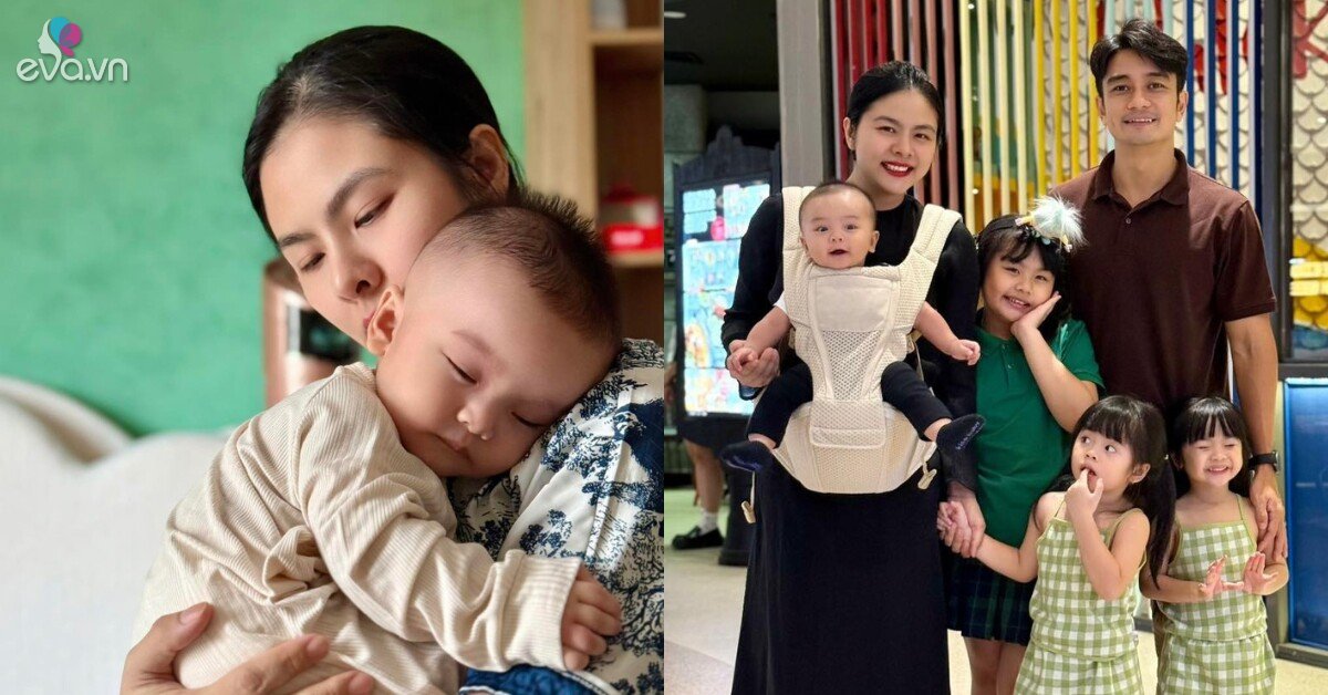 Chồng đại gia của Vân Trang ra rìa từ ngày vợ sinh con thứ 4, mẹ bỉm ...
