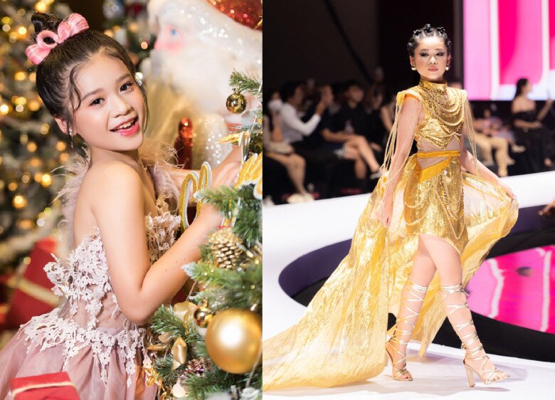 Minh Vy sinh năm 2011, bộc lộ năng khiếu người mẫu từ khi còn nhỏ tuổi.