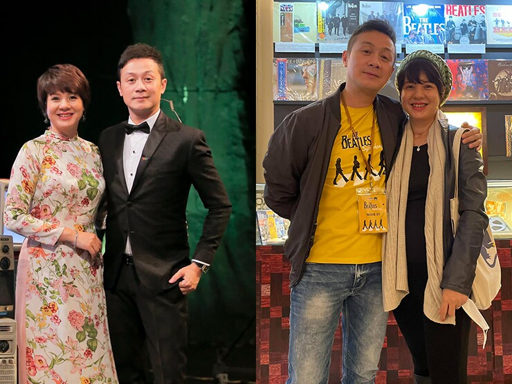 Anh Tuấn và Diễm Quỳnh từng bị hiểu nhầm là vợ chồng ngoài đời.