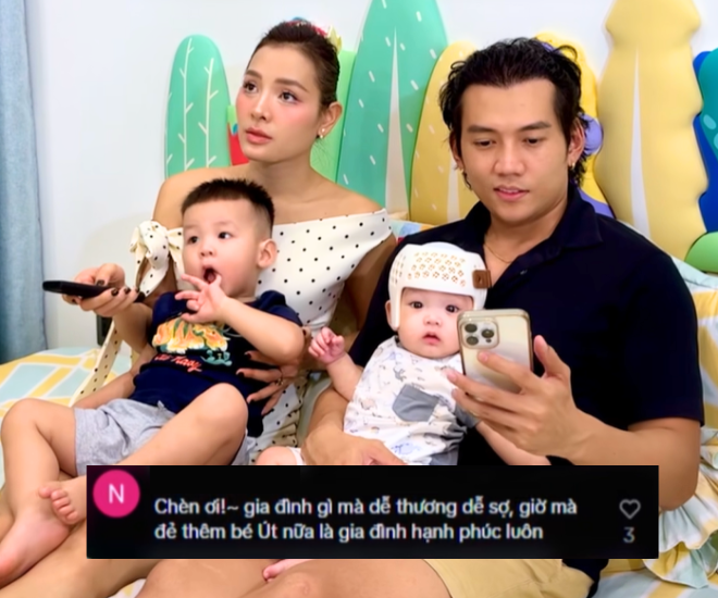 Ông xã Phương Trinh Jolie rủ rê vợ sinh thêm bé thứ 4.