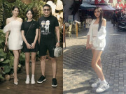 Giải trí - Con gái 14 tuổi cao gần 1,7 m của Minh Tiệp