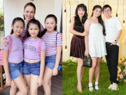 Giải trí - Phương Lê có 3 ái nữ cực xinh trước khi sinh con cho NSƯT Vũ Luân, bố dượng tự hào khoe con riêng của vợ