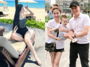 Giải trí - Hot mom là vợ cũ NSƯT Việt Anh khoe dáng nuột trắng như bông bưởi, được khen "thăng hạng" từ ngày làm mẹ đơn thân