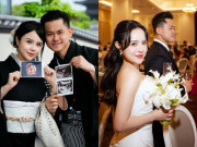 Thái Trinh mang thai con đầu lòng sau nửa năm cưới doanh nhân ngành nhựa, thấy ngại ngùng khi làm mẹ ở tuổi 32