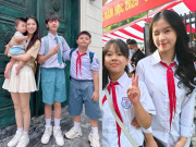 Giải trí - Con sao Việt tưng bừng khai giảng: Quý tử Đăng Khôi ở biệt thự vẫn học trường công, ái nữ Hồng Đăng được bố mẹ "tháp tùng"