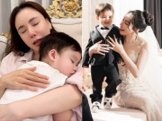 Giải trí - Hồ Quỳnh Hương ru con trong biệt thự riêng, quý tử tuấn tú ngủ ngon trong lòng mẹ trông cực yêu