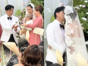 Giải trí - Đám cưới Hồ Quang Hiếu với vợ kém 17 tuổi: Con trai lên lễ đường cùng bố mẹ, chưa tới 100 khách tham dự