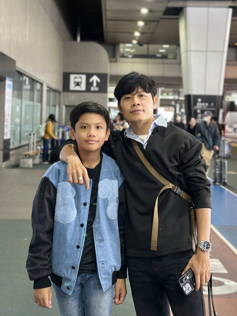 Hậu ly hôn, Nguyễn Văn Chung tập trung nuôi nấng con trai.