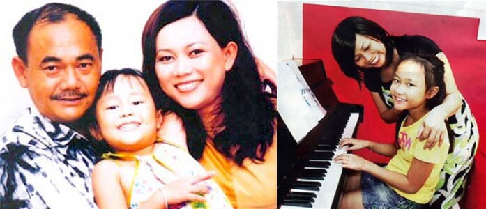 Phương Anh là con chung của Việt Anh và vợ cũ.