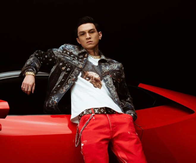 Bình Gold nổi tiếng là rapper với nhiều thị phi.