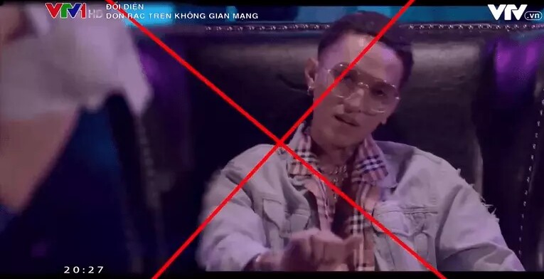 Hình ảnh MV của Bình Gold trên bản tin của VTV.