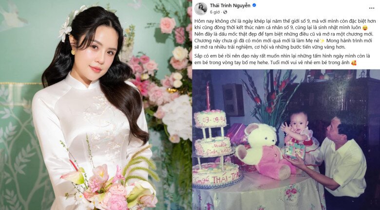 Ca sĩ Thái Trinh bày tỏ sự háo hức khi năm số 9 khép lại, chuẩn bị chào đón hành trình mới.
