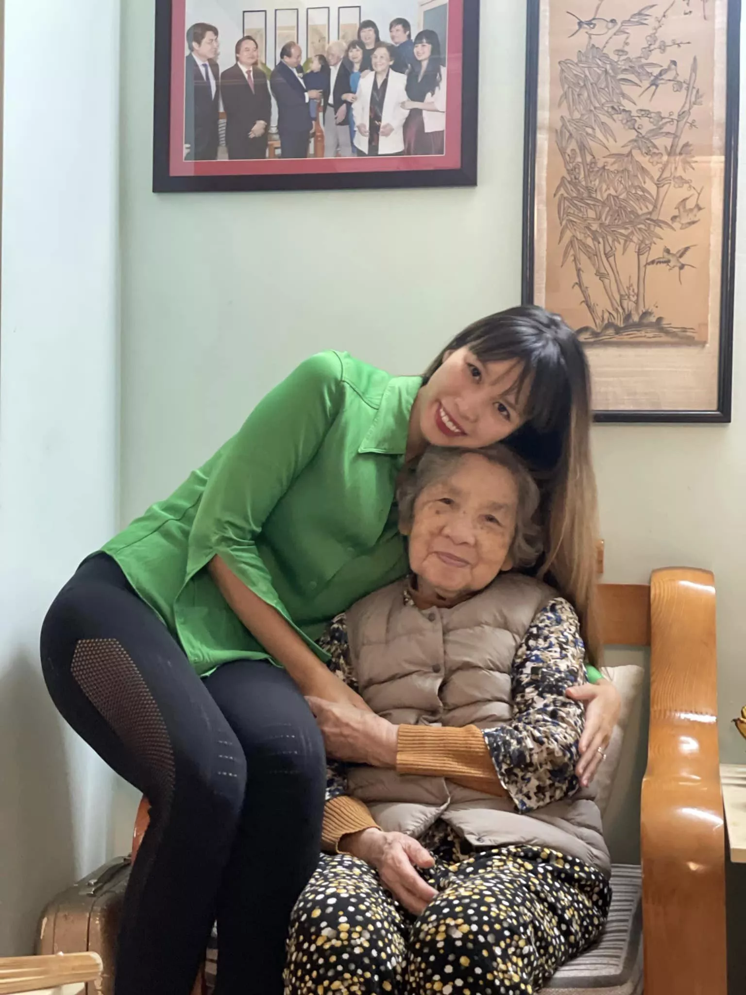 Hà Anh tự hào khi nhắc về bà nội.