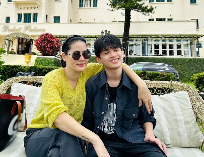 Thân Thúy Hà tự hào mỗi khi nhắc đến con trai.