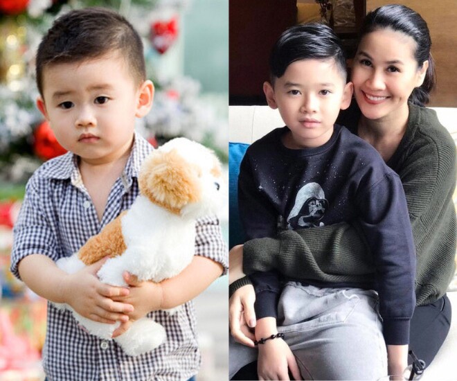 Duy Anh là con trai đầu lòng của Thân Thúy Hà.