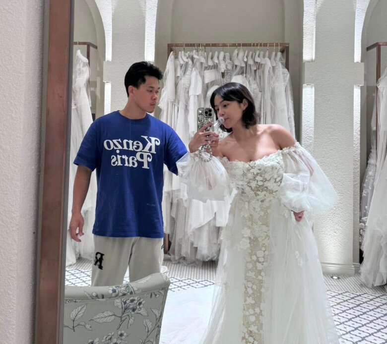 Thái Trinh dành nhiều lời khen mỗi khi nhắc đến ông xã.