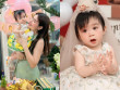 Kha Ly đợi 9 năm mới được dọn tiệc thôi nôi cho con, khoe ái nữ mắt to tròn xinh xắn như búp bê
