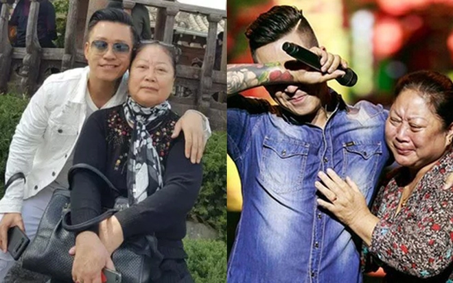 Mẹ nam ca sĩ đồng hành cùng con trai vượt qua nhiều biến cố.
