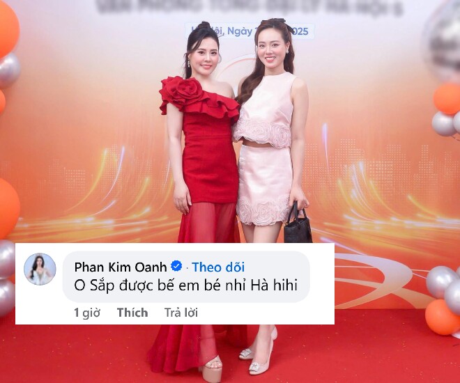 Bạn thân Ngọc Hà bày tỏ sự háo hức nói sắp được bế em bé.