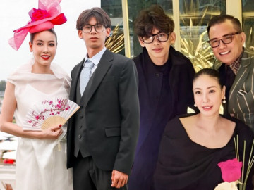 Hà Kiều Anh dự sự kiện danh giá bậc nhất nước Anh, khoe quý tử 17 tuổi lịch lãm hiện đã cao vượt mẹ