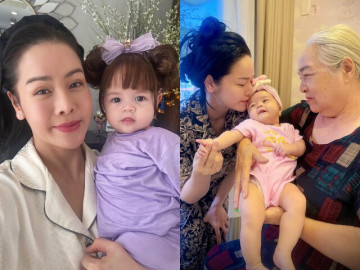 Con gái lai ngoại quốc nhà Nhật Kim Anh rõ nét xinh như búp bê, một bức ảnh thu về hơn 15.000 lượt tương tác