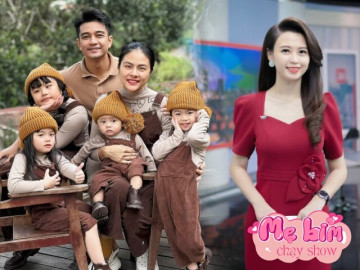 Giải trí - Mẹ bỉm đông con chạy show nhẹ tênh: Vân Trang nhờ nội ngoại chăm, nữ BTV VTV sinh 5 lần vẫn tự tin lên sóng