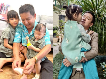 NSƯT Chí Trung không ở chung với con vẫn sang nhà thăm cháu nội, làm ông vụng về phải xin lỗi tiểu công chúa