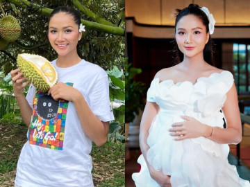 HHen Niê phải bỏ ăn sầu riêng sau khi đi khám thai, bầu sắp vỡ chum vẫn gọn nhờ công chồng nhiếp ảnh gia