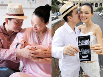 Siêu mẫu Tuyết Lan hạ sinh tiểu công chúa ở tuổi U40, chồng bác sĩ lần đầu làm bố ngắm ái nữ si mê