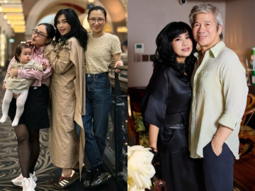 NSND Thanh Lam bế cháu ngoại sang Úc thăm ái nữ đầu lòng, chồng bác sĩ gửi gắm bà xã cho con riêng quản lý