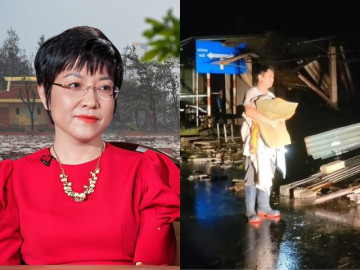 Đăng tải cảnh thiệt hại mà bão Bualoi gây ra, MC Thảo Vân đau xót khi nhìn số người thiệt mạng và mất tích