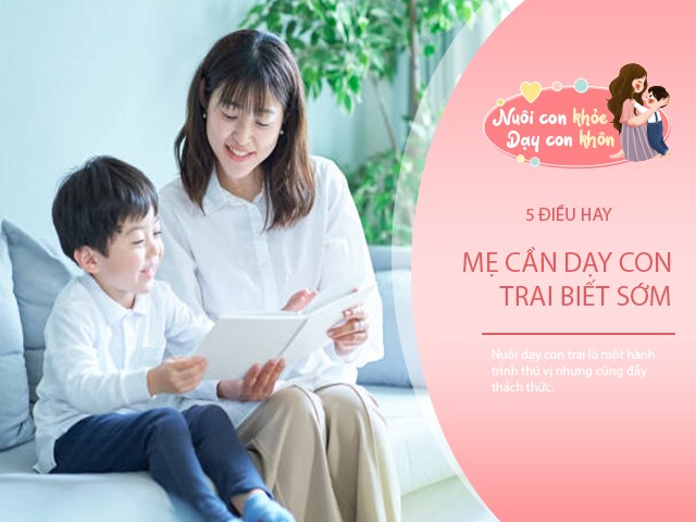 5 quy tắc nuôi dạy con trai có khí chất giàu sang, thành đạt khi trưởng thành